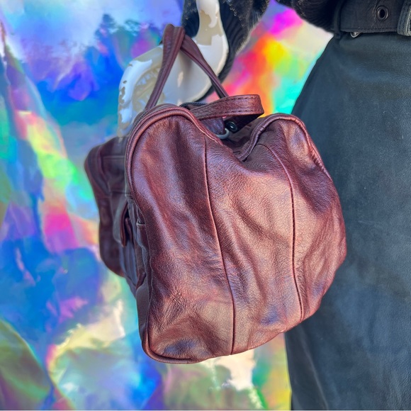 Vintage Mini Brown Leather Doctors Bag - Picture 8 of 15